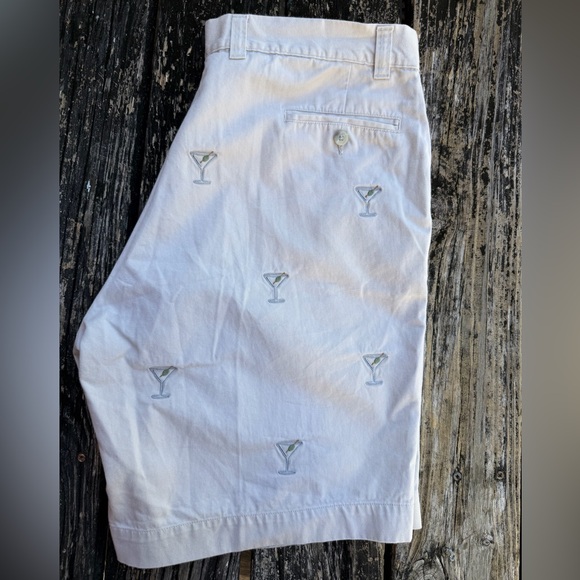 T. Harris London Men’s Sz 40 Beige Cocktail Martini All Over Embroidery Short B1 - Picture 3 of 7